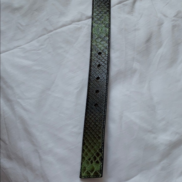 Prada belt authentic, green, real snakeskin - Picture 4 of 8